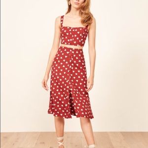 ISO Reformation Grazia Two Piece Size 0 XS